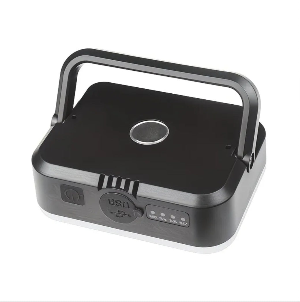 Magnetic base camping light